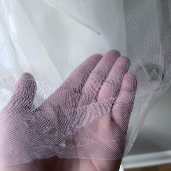 US Angels White Satin Pink Flower Girl Tulle Petal Party Formal Dress 6X 6 - Picture 17 of 17